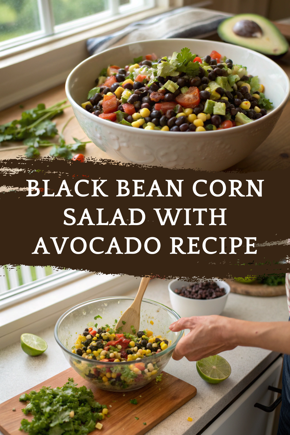 Black Bean Corn Salad with Avocado Recipe