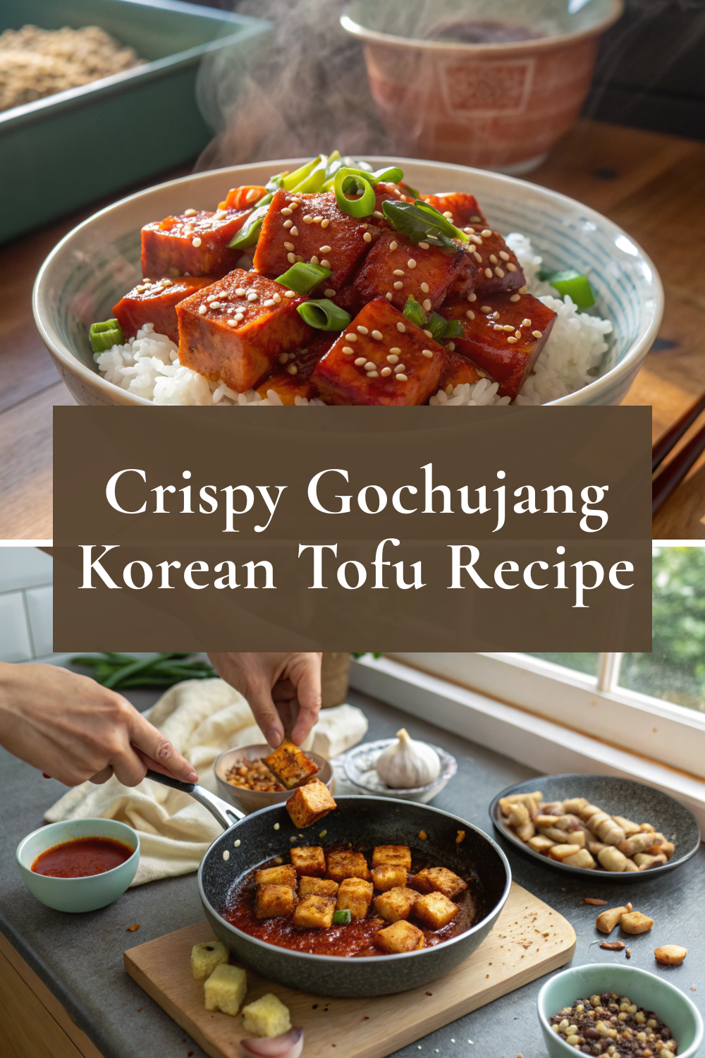 Crispy Gochujang Korean Tofu Recipe