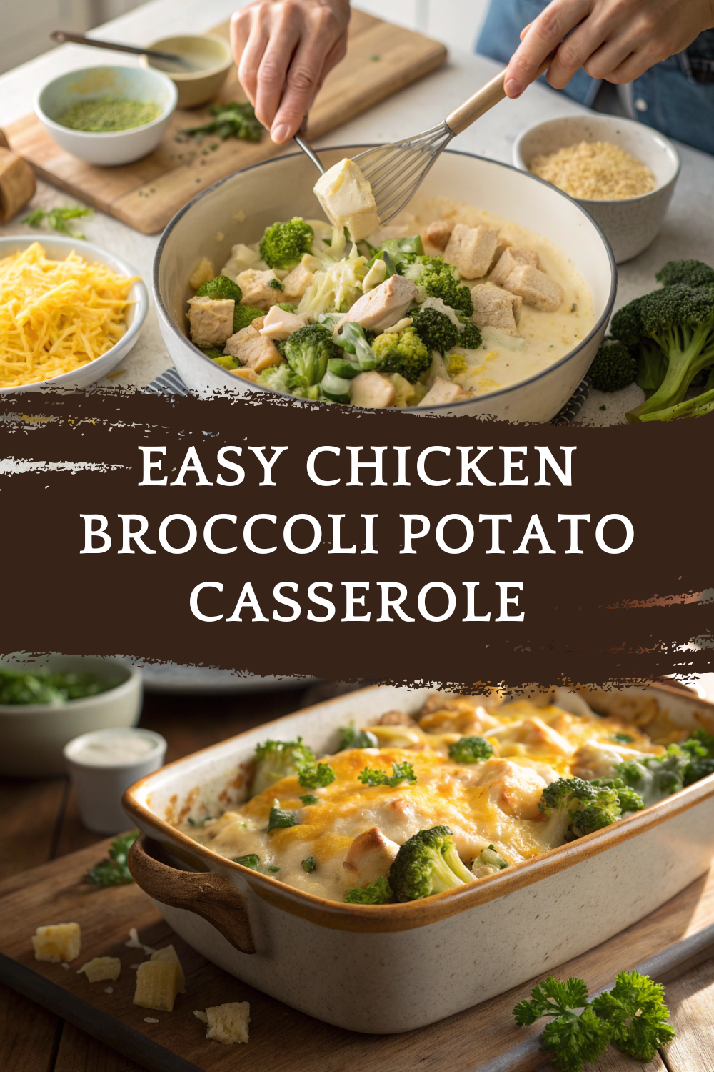 Easy Chicken Broccoli Potato Casserole