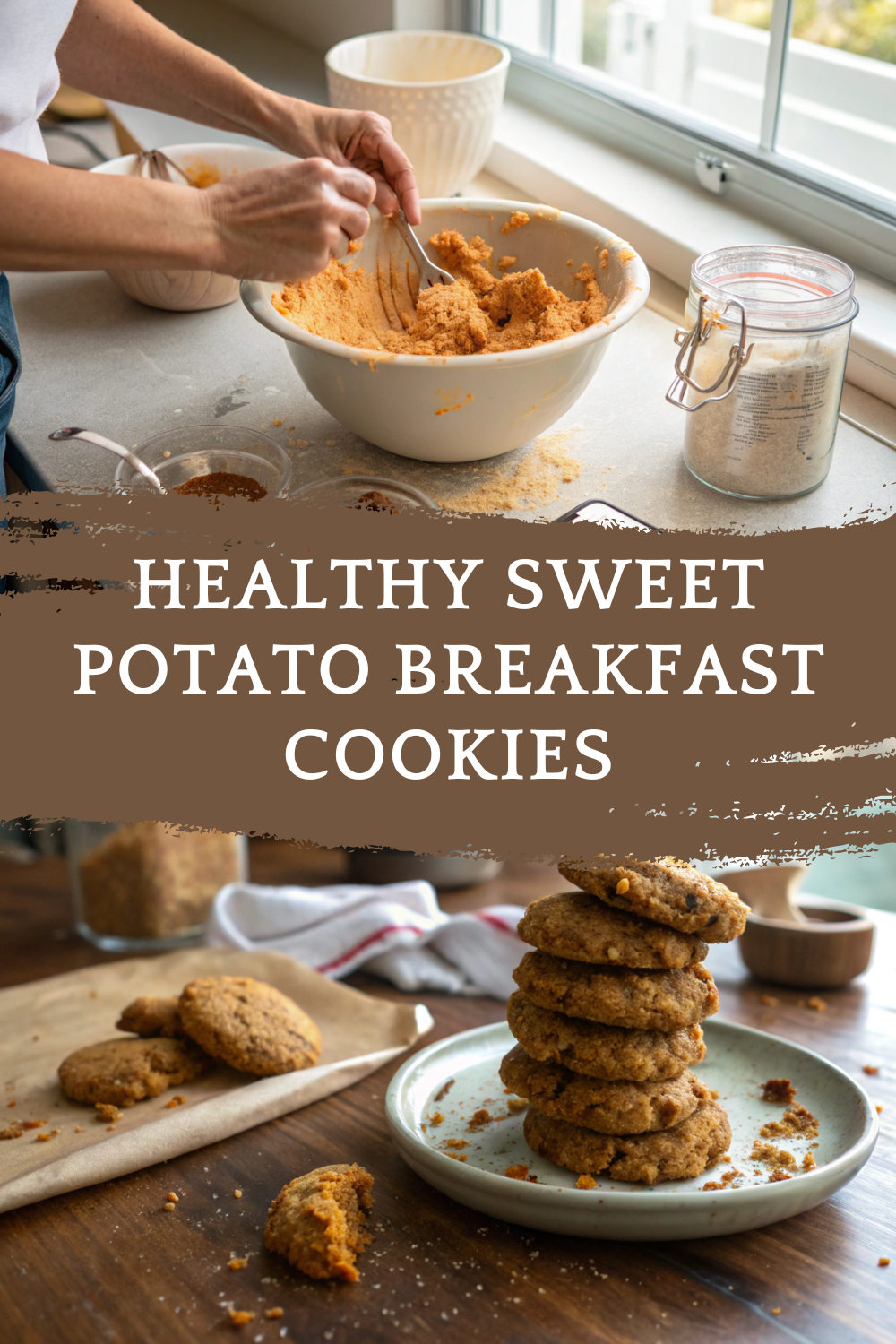 Healthy Sweet Potato Breakfast Cookies