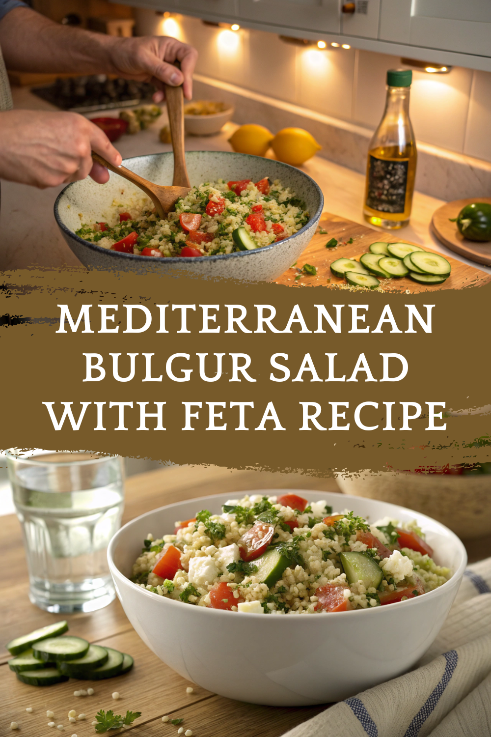 Mediterranean Bulgur Salad with Feta Recipe