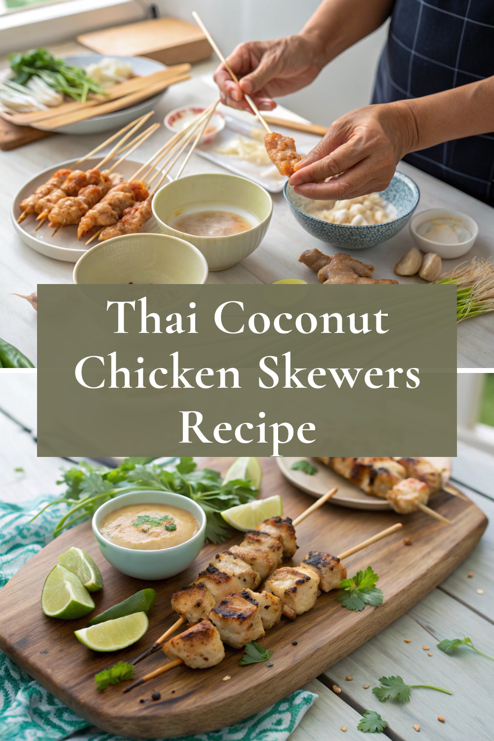 Thai Coconut Chicken Skewers Recipe